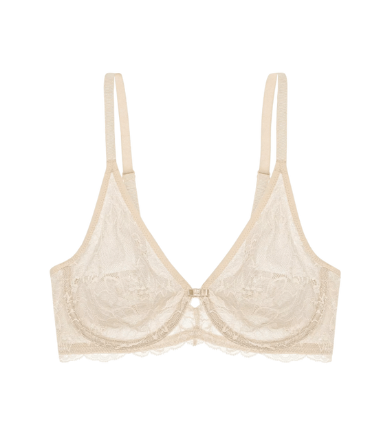 Biustonosz miękki z fiszbinami Amourette Charm W02 Triumph- kremowy