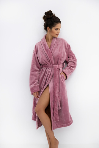 Chana Sensis – damski szlafrok z miękkiej tkaniny, elegancki i kobiecy