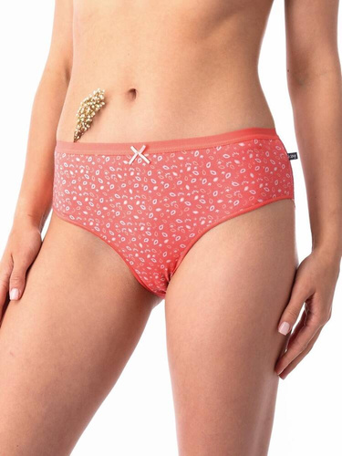 Figi damskie LPC 726 2-pak Key koralowy biały