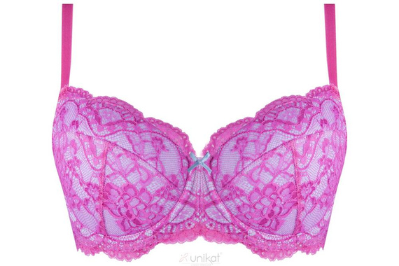 Biustonosz usztywniany Cosmina full cup Unikat różowy
