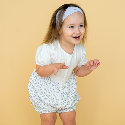 Rampers muślinowy Meadow Eevi - ecru