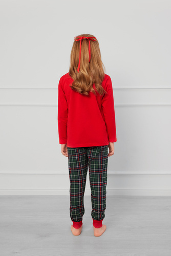 Piżama dla dziecka Fogo Italian Fashion - czerwony/druk 