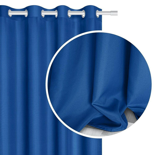 Zasłona gotowa na przelotkach Viva do salonu Spod Igły i Nitki srebrny