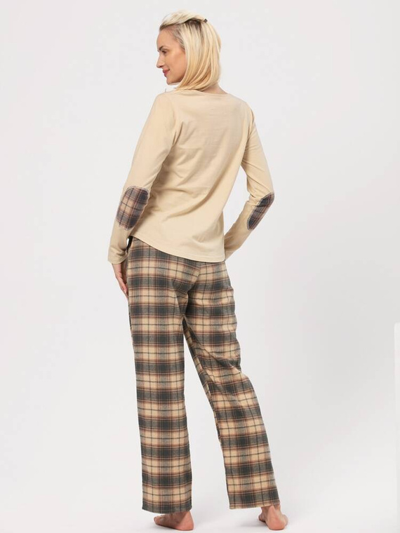 Piżama Damska LNS 403 Key - beżowy