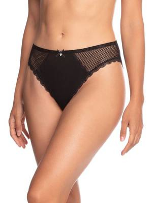 Figi Damskie   L-VIS 1421 BI Lama czarny