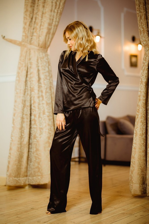 Komplet piżama damska Rawa Kalimo - czarny