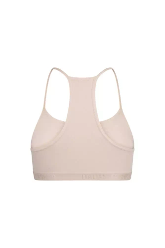 Stanik dziewczęcy, wąskie ramiączko Nikola Italian Fashion- pudrowy