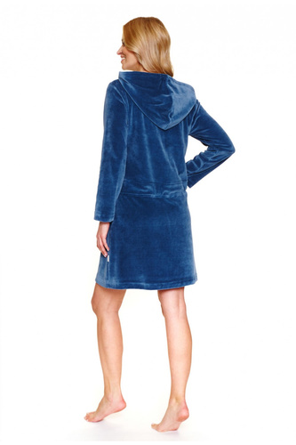 SWO.1008 Szlafrok damski Doctor Nap - deep blue