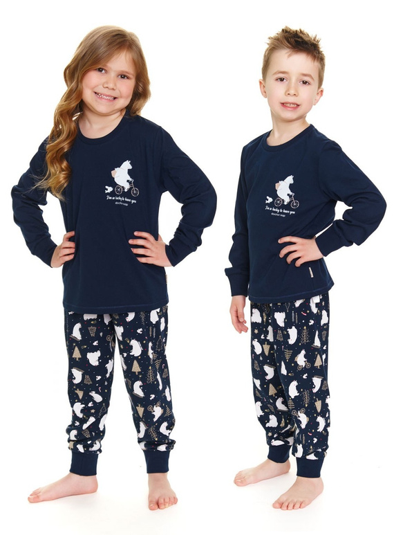 PDG.5264 "Frozen" Piżama dziecięca Unisex Doctor Nap - navy blue