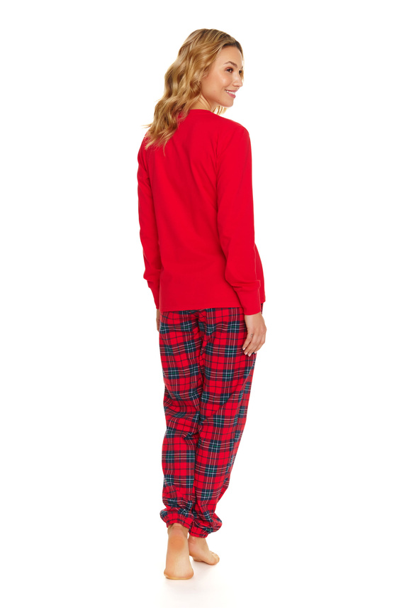 PM.7127 Piżama Damska Doctor Nap - red