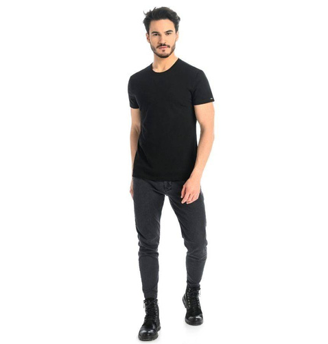  Teyli T-Shirt Męski Bawełniany Luca- czarny 