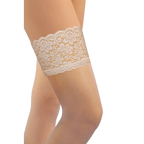 Camilla Pończochy samonośne 8 den Sesto Senso- ecru