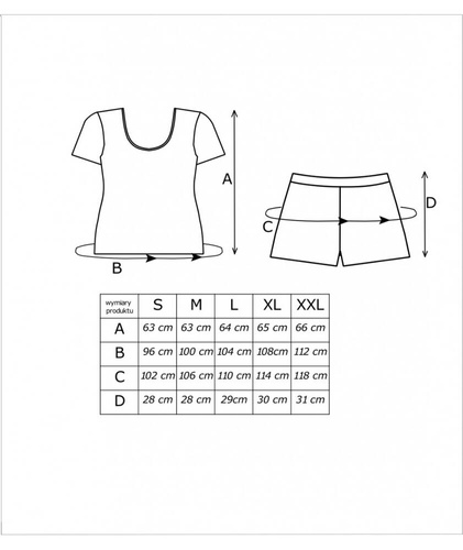 Piżama damska Santi 1/2 Donna - czerwona