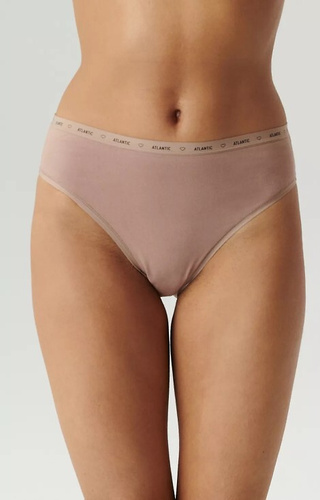 Figi damskie 3CLP-010 Atlantic- ecru-beżowy-ciemny beżowy