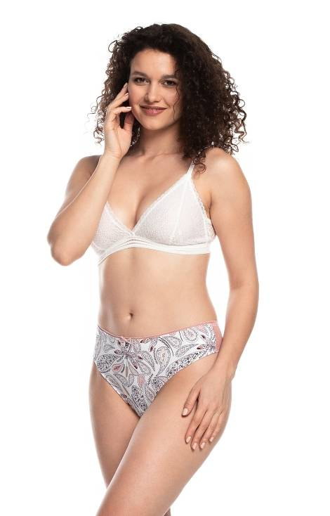 Figi Damskie L-1509 BI A'2 Lama biały