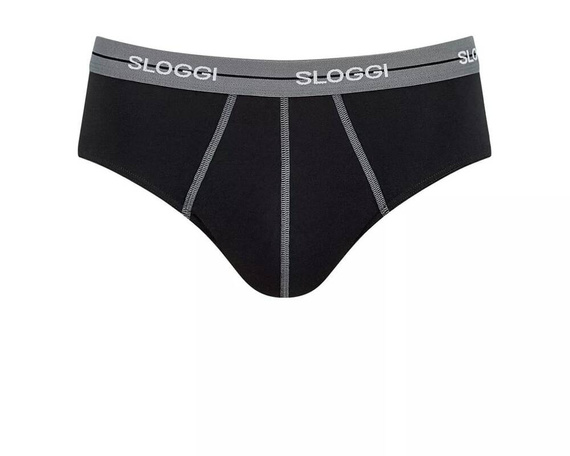 Slipy męskie 2-pak Men Start Midi C2P box Sloggi - Grey Combination