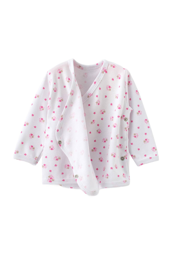 Bawełniana koszulka niemowlęca Kwiatki Martex | Komfort na co dzień