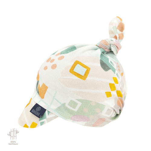 Pastel Gelato Chustka z daszkiem na gumce 100% Bamboo - Makaszka