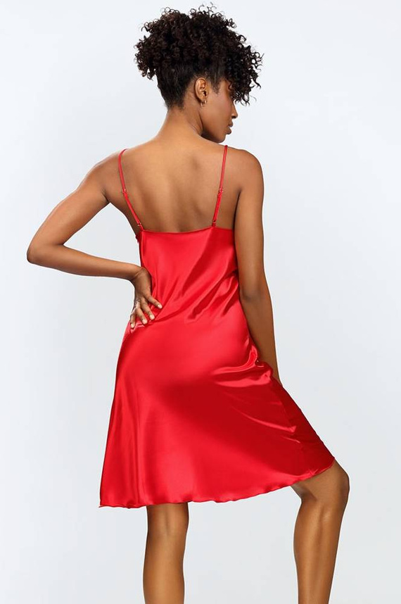 Halka satynowa Alika DKaren - czerwony