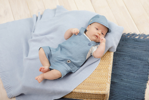 Ogrodniczki niemowlęce Sailor Pinokio - jeans