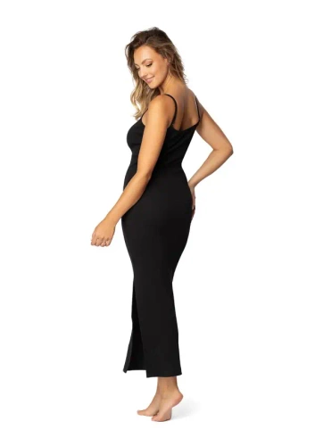 Sukienka bawełniana DK-K-P7 DKaren - czarny