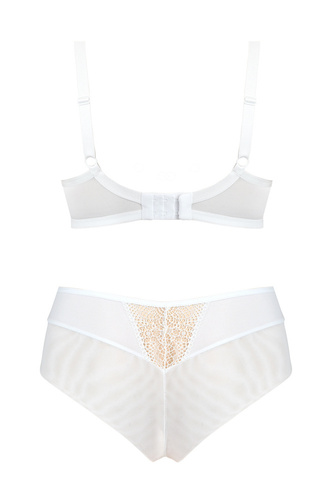 Biustonosz push up 19056 Dots Mediolano biały