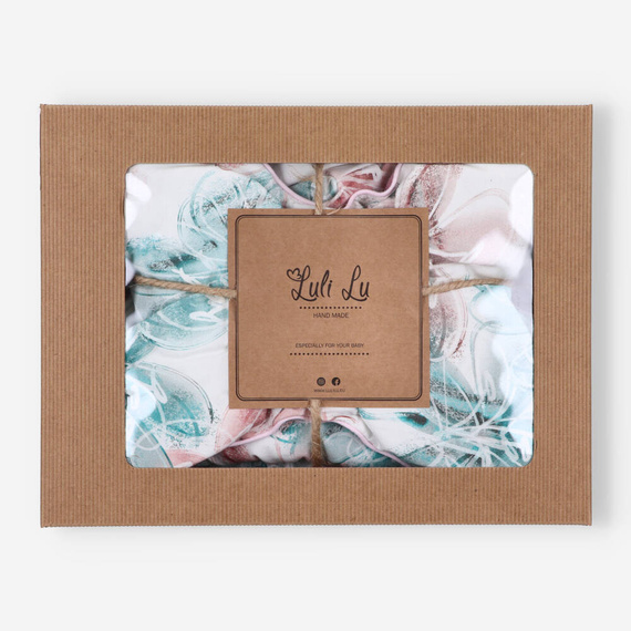 Śpiworek niemowlęcy z poduszką LUL-0038 Big Flowers Luli Lu