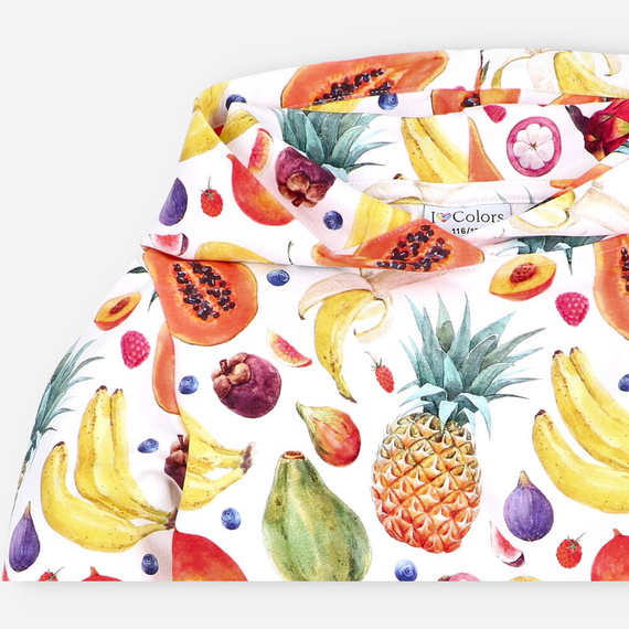 Bluza dresowa z kapturem I love Colors - owoce