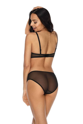 F 0193/5 Aggie Figi damskie Mat czarny