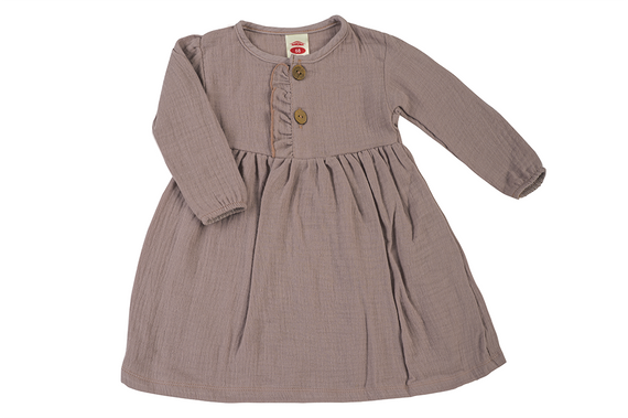 Sukienka muślinowa "Just Muslin" Makoma cappuccino