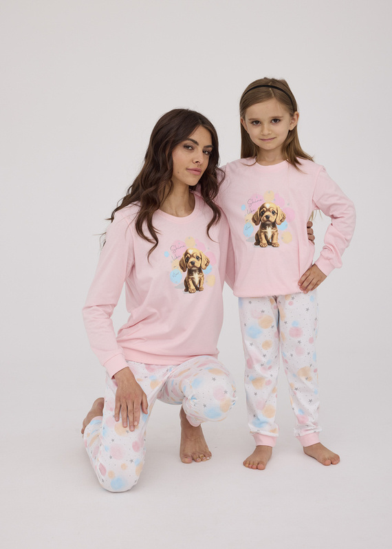 Piżama damska 671/376 Star Cornette różowy