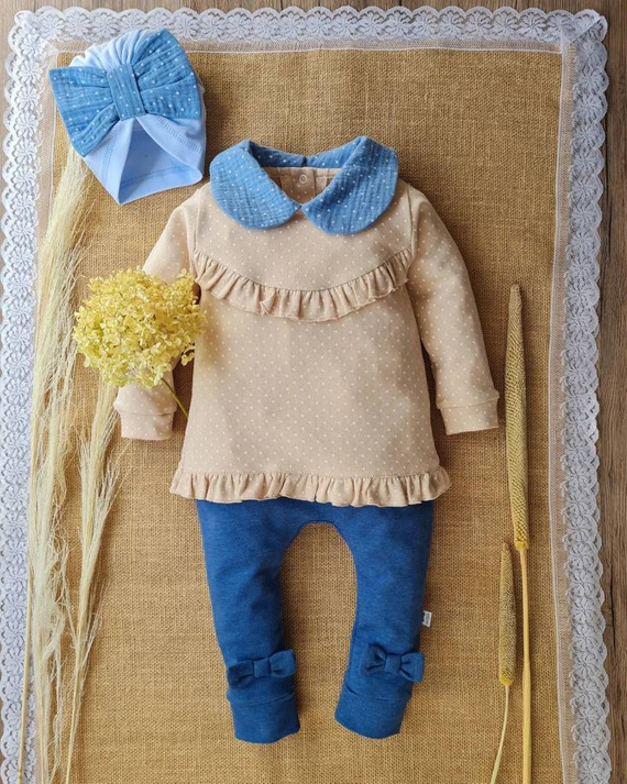 Tunika z długim rękawem 3031 Sophie Marija - beżowy