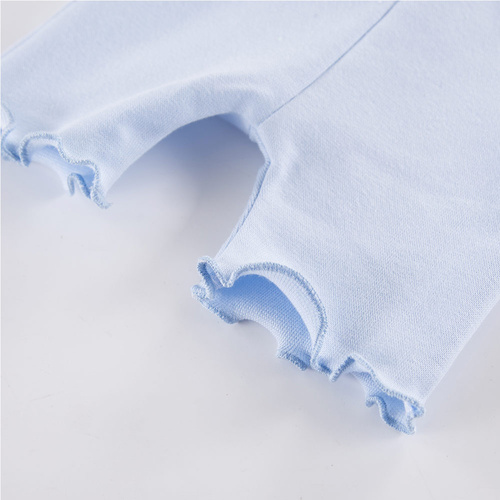 Szorty biker dla dziewczynki Botanic Eevi - błękitny