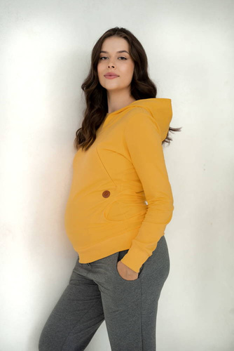 Bluza do karmienia Milk Please Milk&Love z kapturem banana