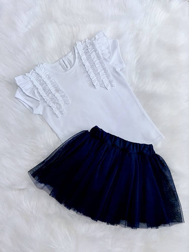Spódniczka tiulowa Sonia Bambarillo granatowy 
