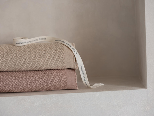 Kocyk bambusowy Clover YOSOY - sunny beige