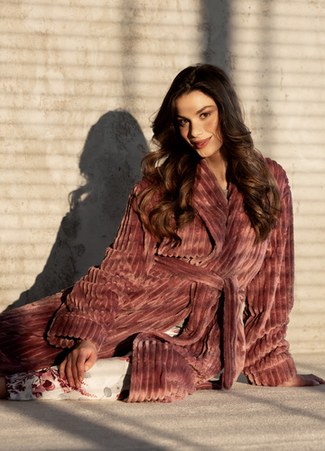 Szlafrok damski One And Only Long Momenti Per Me ruby rose