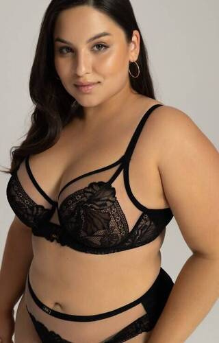 Biustonosz miękki 2146 Ava - czarny