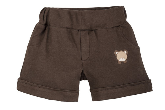 1010KR Teddy Spodenki krótkie Marija - brązowy