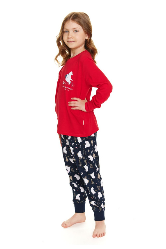 PDG.5264 "Frozen" Piżama dziecięca Unisex Doctor Nap - red
