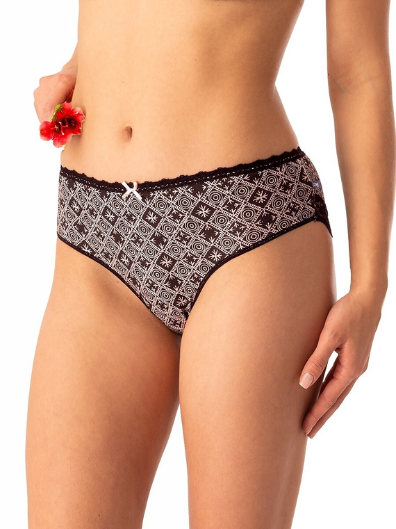 Key LPC 731 – figi damskie z bawełny, 2 sztuki w pudełku, klasyczny krój