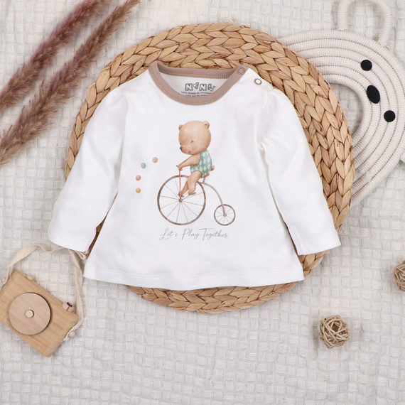 Nini Circus – bluzka niemowlęca z organicznej bawełny, antyalergiczna i ekologiczna