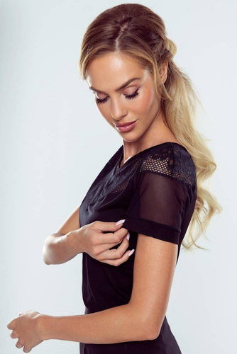 Bluzka damska Gusta Eldar-czarny