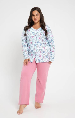 Piżama Damska 3009 Valencia Taro-  błękit