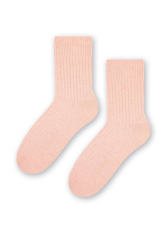 ART..093 Skarpety Damskie Wełniane Steven 041 granatowy