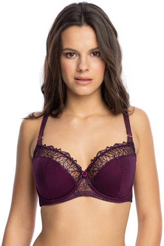 Biustonosz Półusztywniany BS 1144 Idalia Gaia - fioletowy