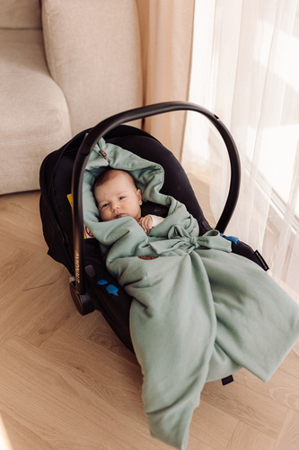 Sage Kocyk do fotelika cotton Makaszka