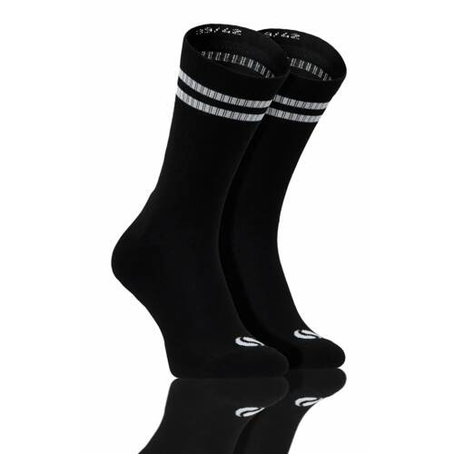 SKB04 Skarpety sportowe długie Sesto Senso czarny