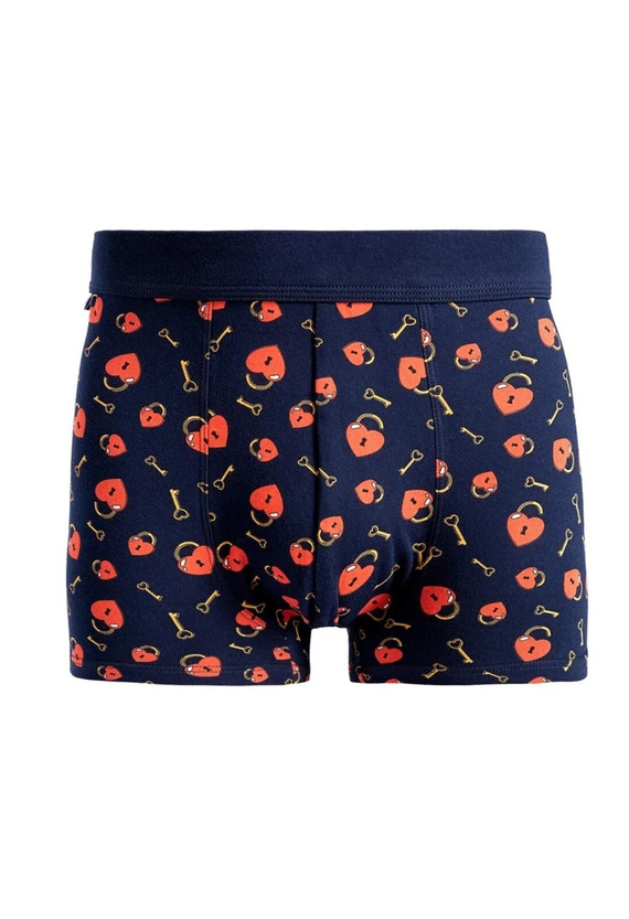 Prezentowe Bokserki Męskie Moraj MBX600-366 „Zapas Miłości” – Bawełna Premium, Słoik, Idealny Upominek dla Niego