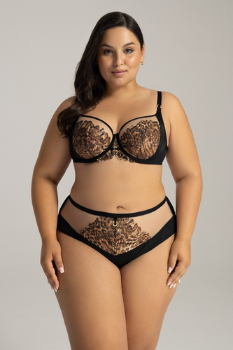 2144 Miękki Biustonosz Maxi Ava czarny